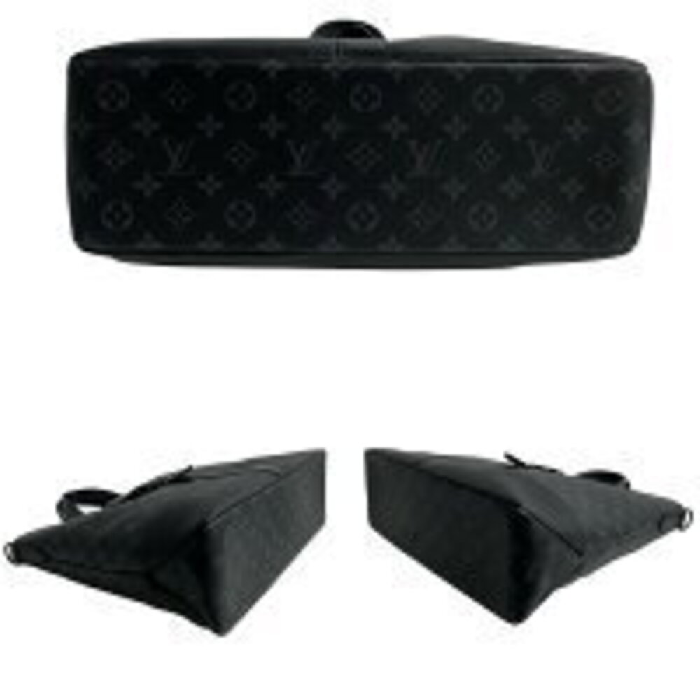 Louis Vuitton Saumur Tote Eclipse Black Leather Shoulder Bag - Picture 6 of 8